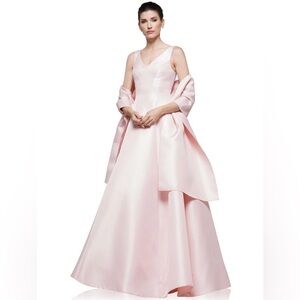 BRAND NEW NEVER WORN Marsoni by Colors blush, satin ballgown